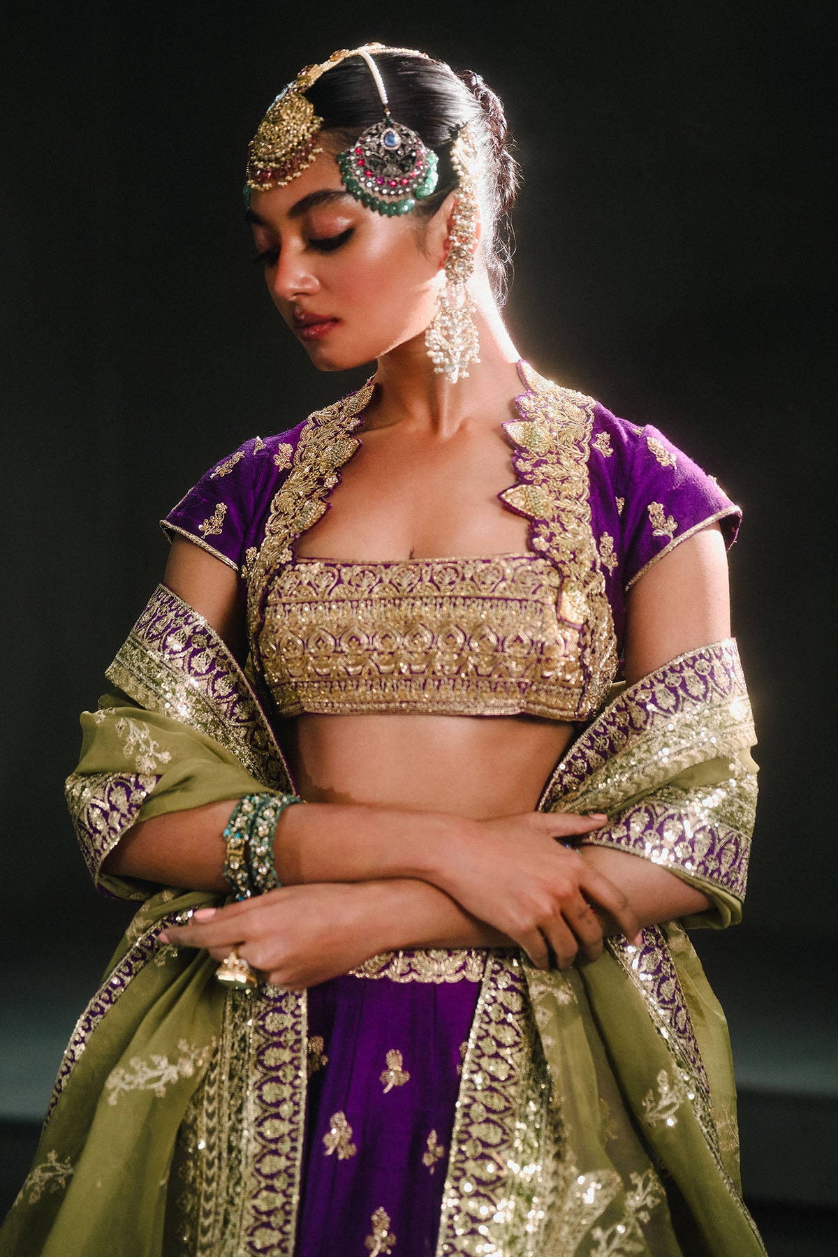 Jamun Fizz Lehenga Set