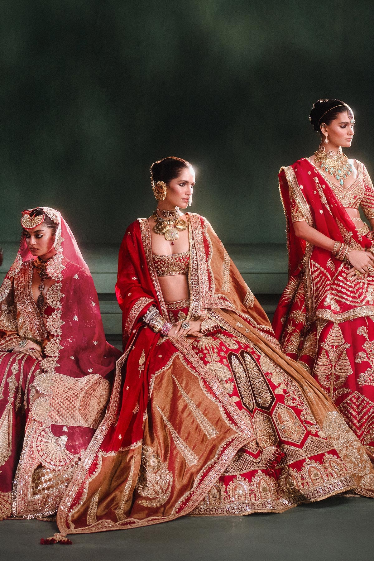The Aalu Bukhara Lehenga With Veil