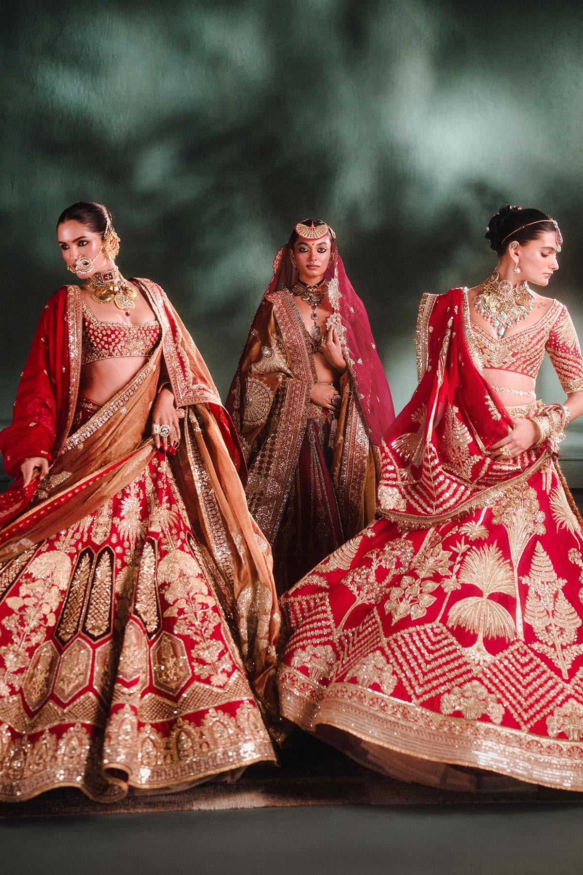 The Aalu Bukhara Lehenga With Veil