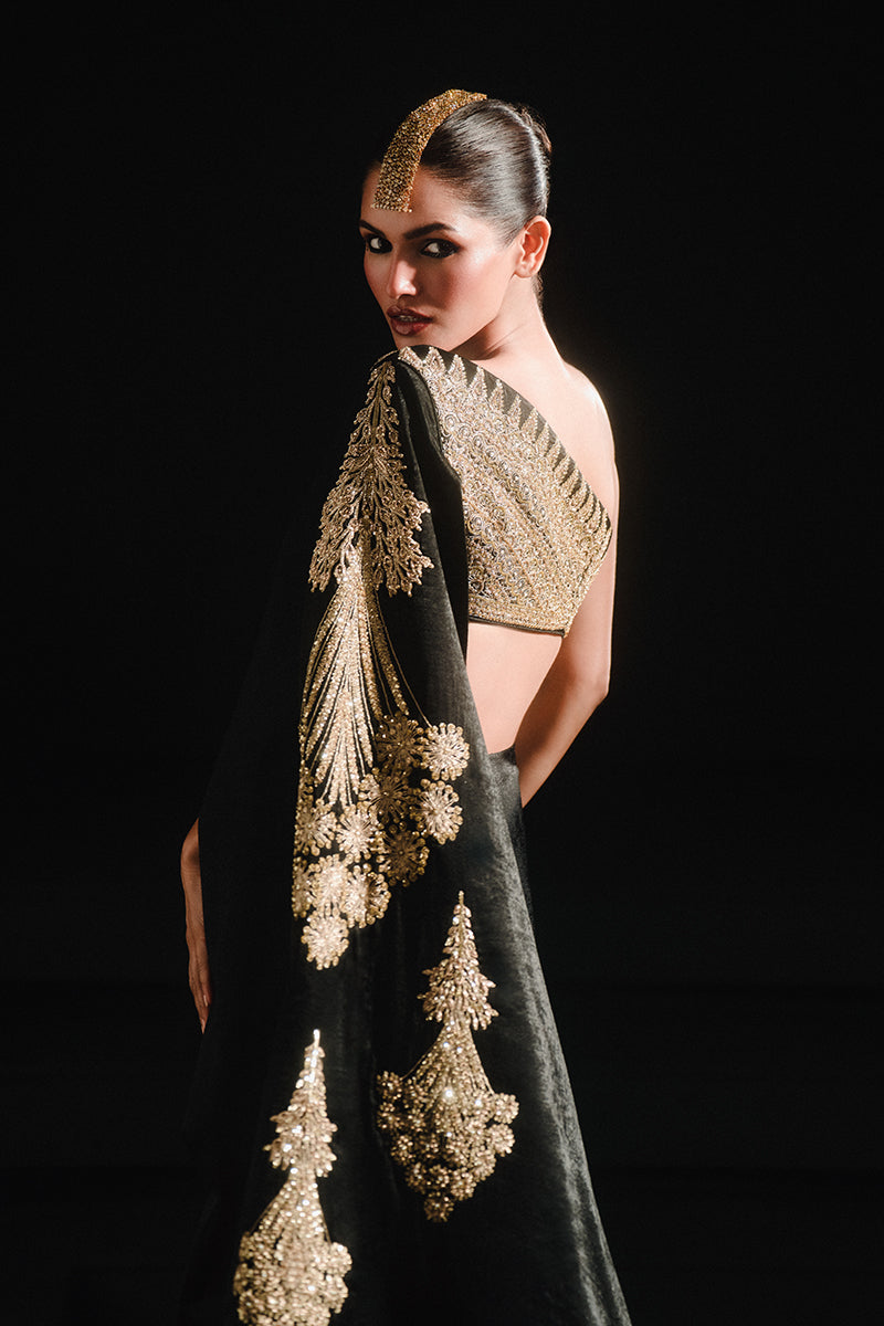 The Kala-Khatta Saree Gown