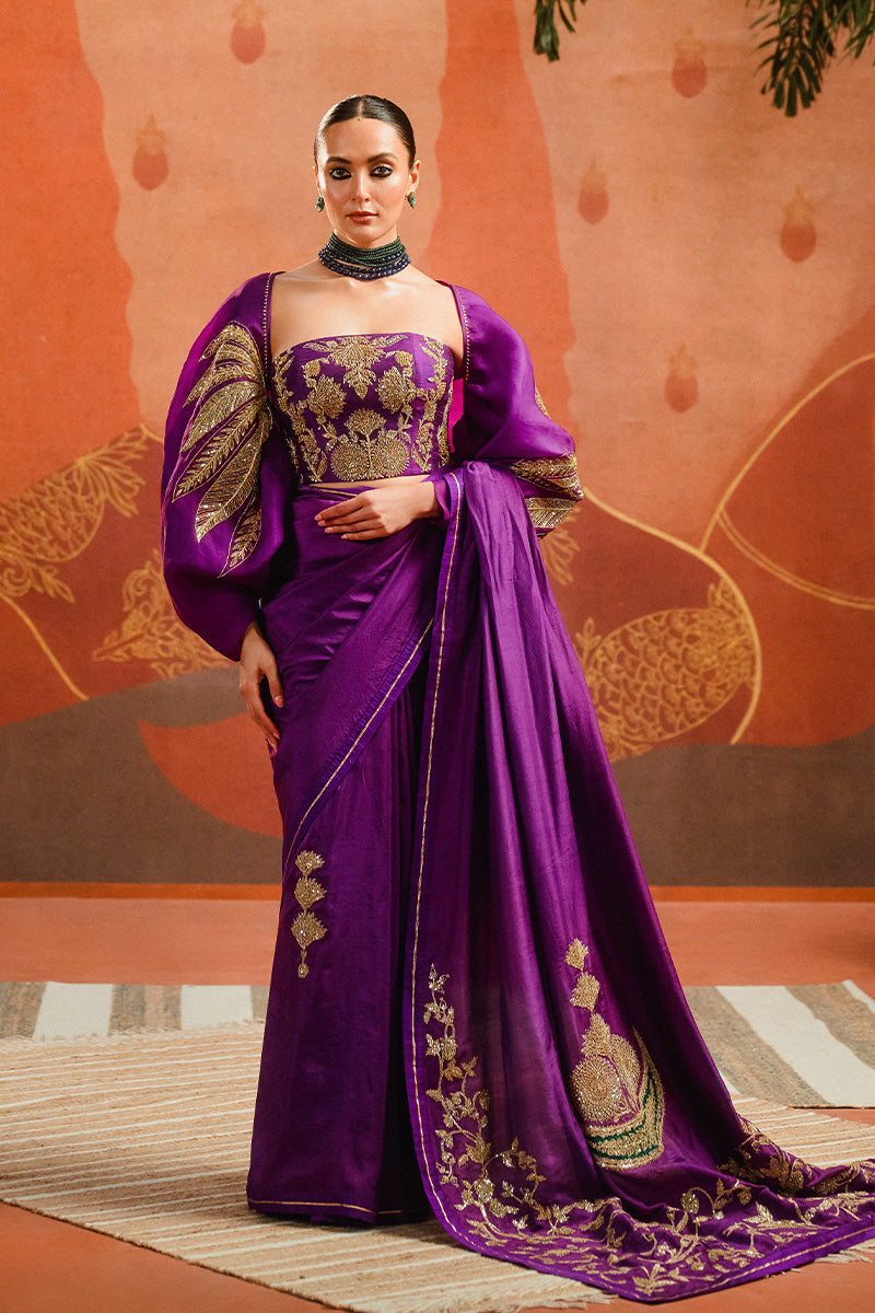 The Jamun Fizz Saree