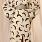 Ivory Mooncrest Cinched Kaftan Dress With Belt