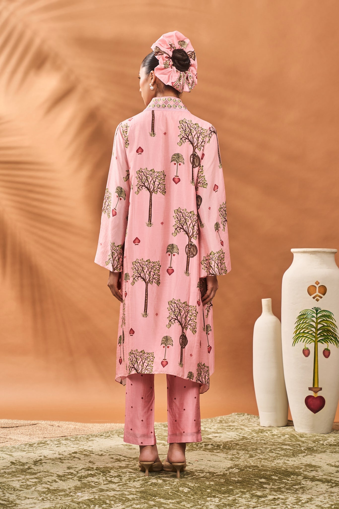 PINK WILDSCAPE TUNIC SET