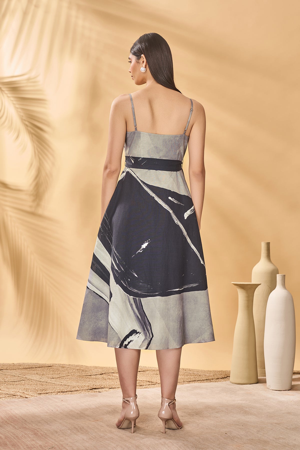 Hidden Gaze Wrap Dress