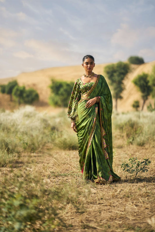 Ranthambore Print Saree