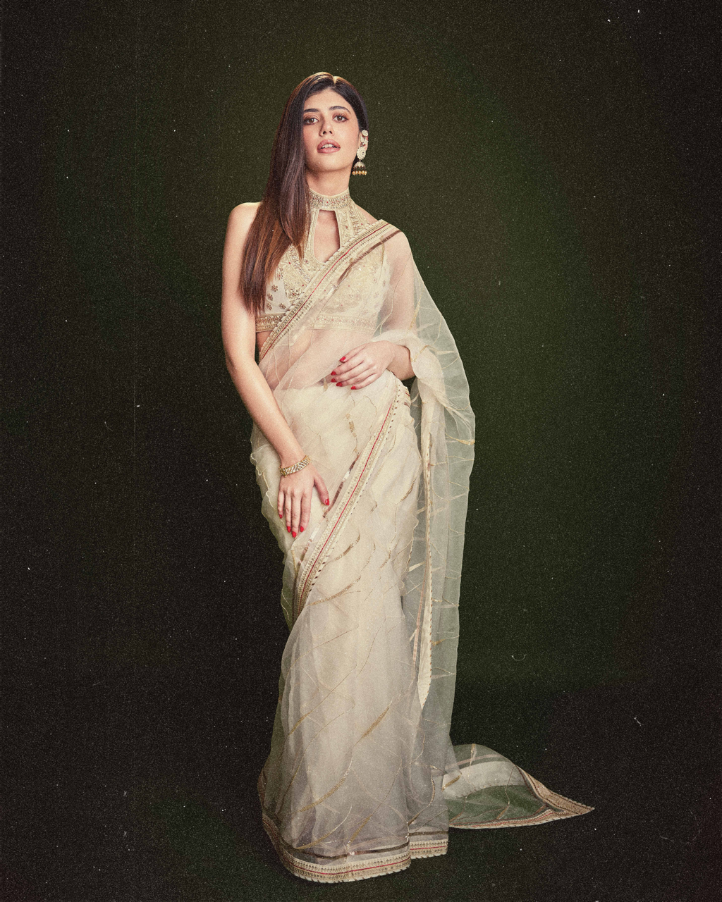 Sanjana Sanghi in  Golconda Priyal saree set