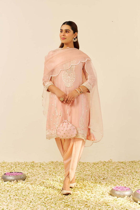 Zahra - Short Kurta With Dhoti