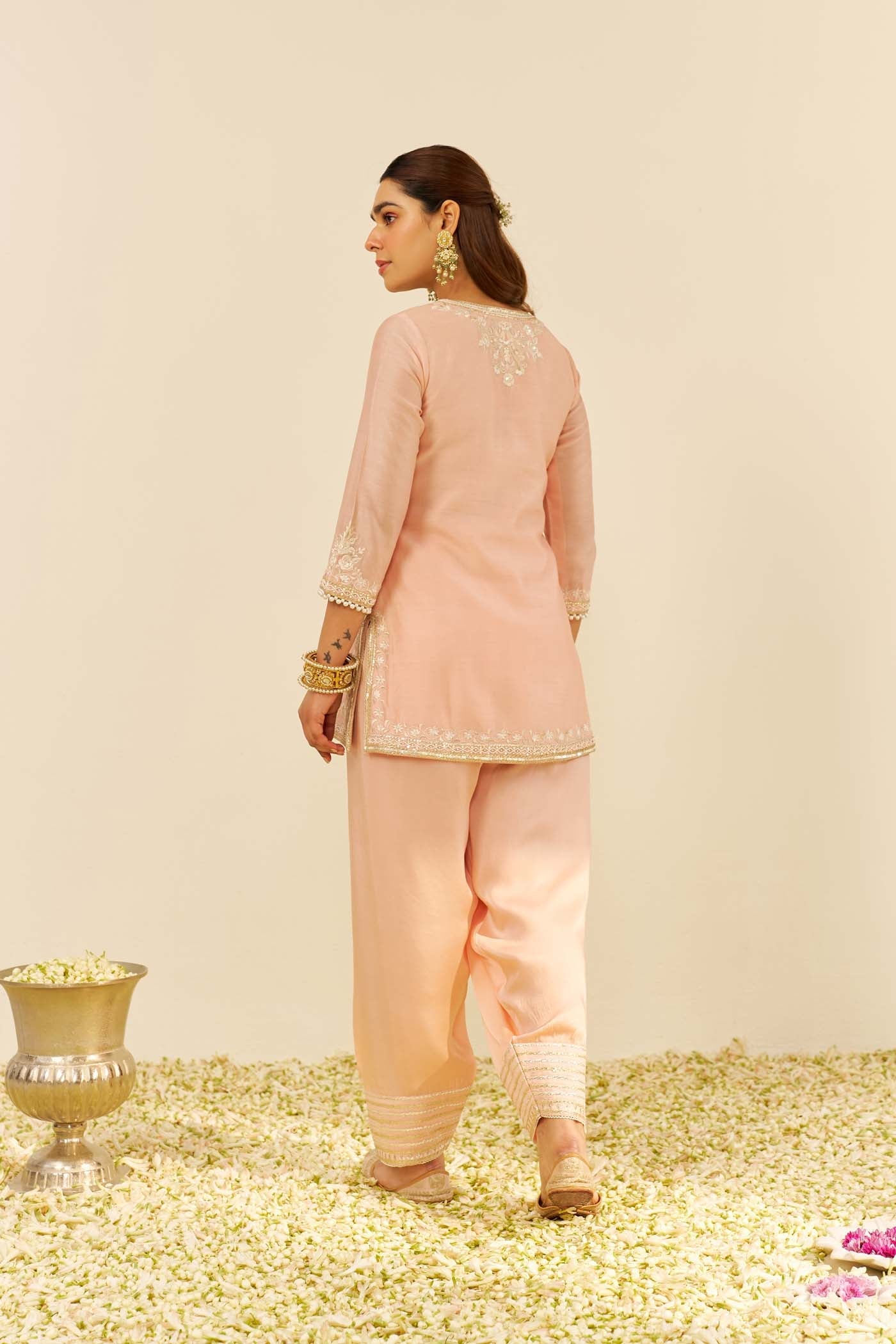 HANIYA - SHORT KURTI WITH SALWAR
