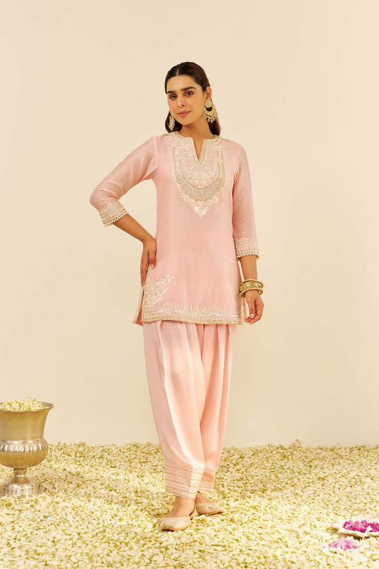 SARA - SHORT KURTA WITH  SALWAR