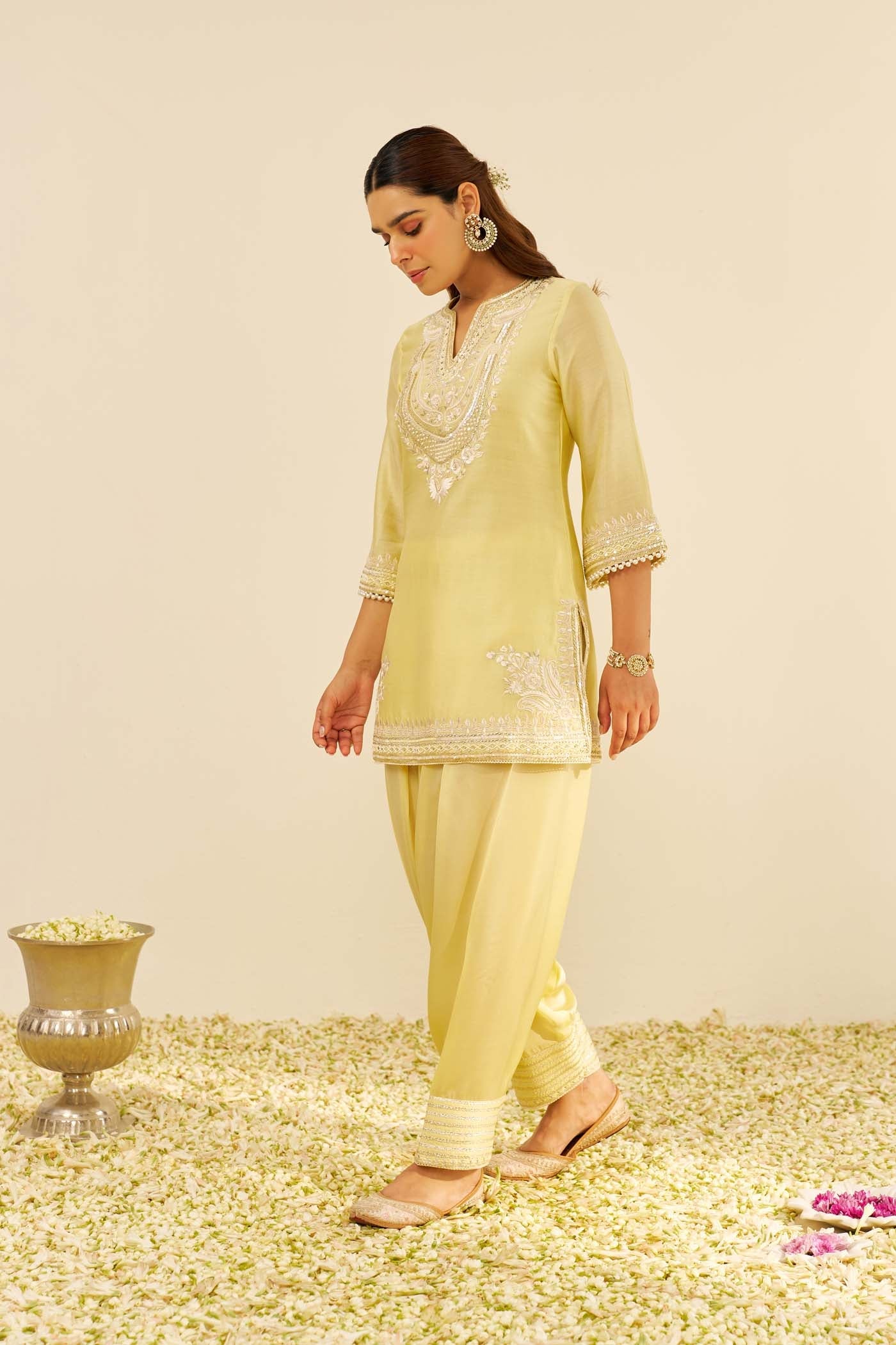 SARA - SHORT KURTA WITH SALWAR