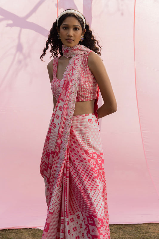 Printed Saree