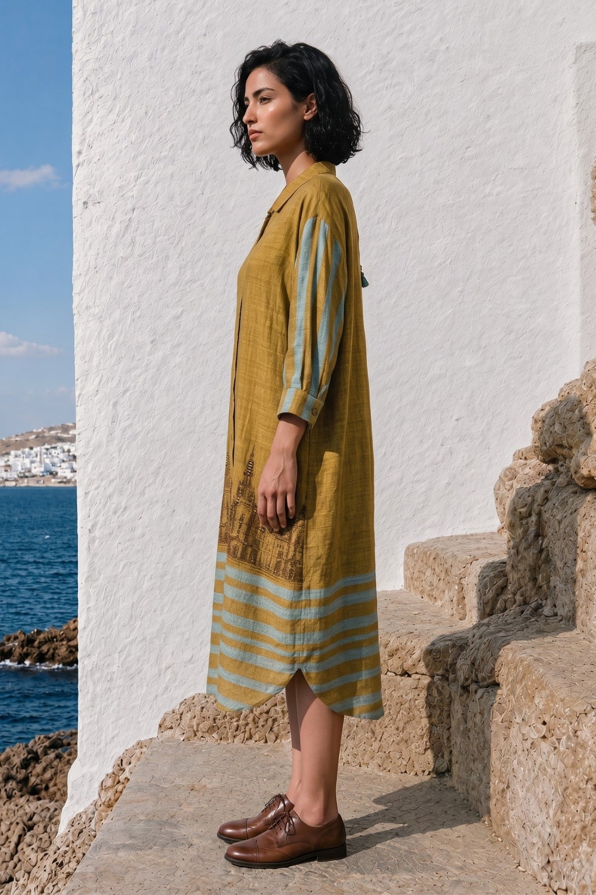 Mehendi Shirt Dress
