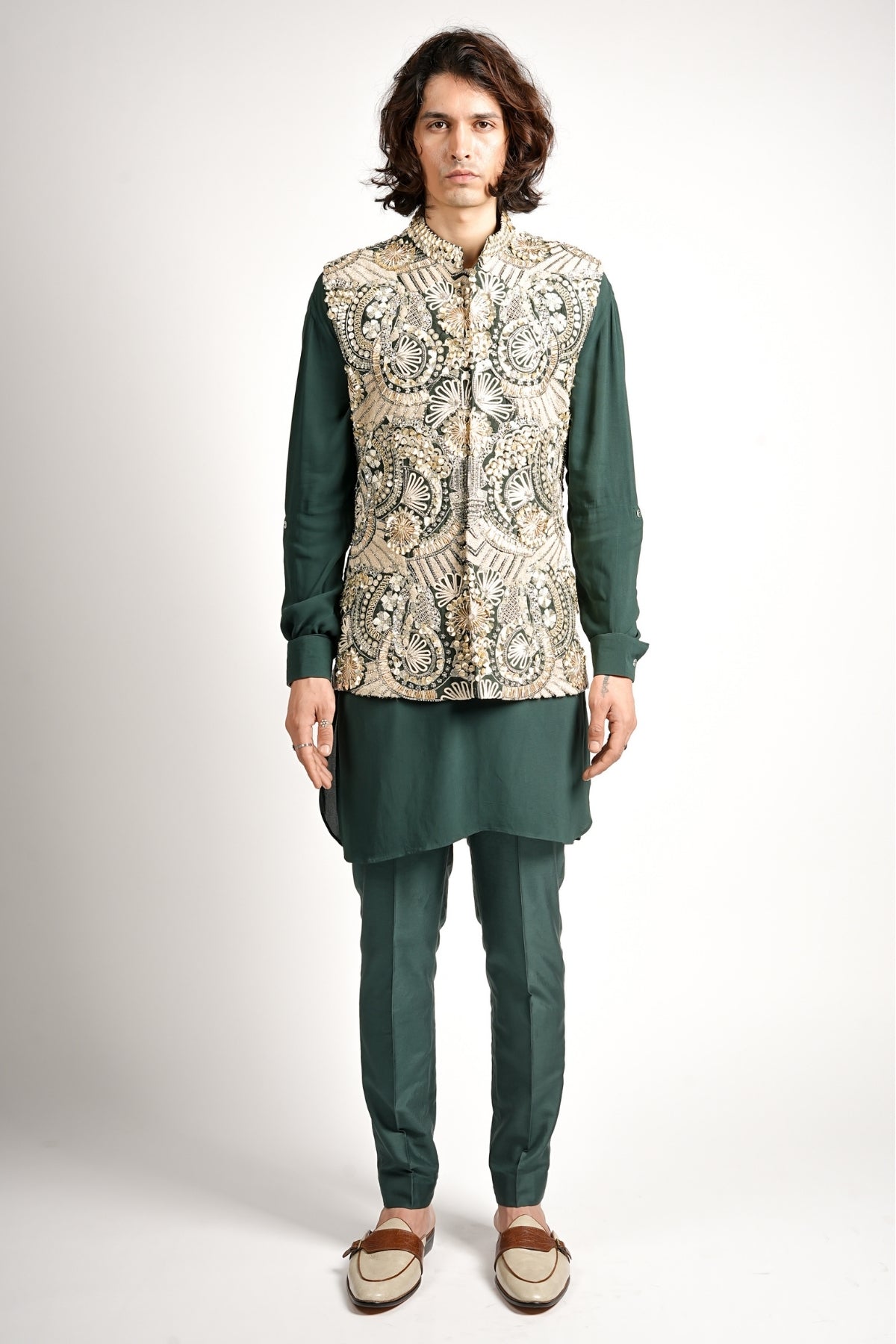 Zayan Embellished Bundi Set
