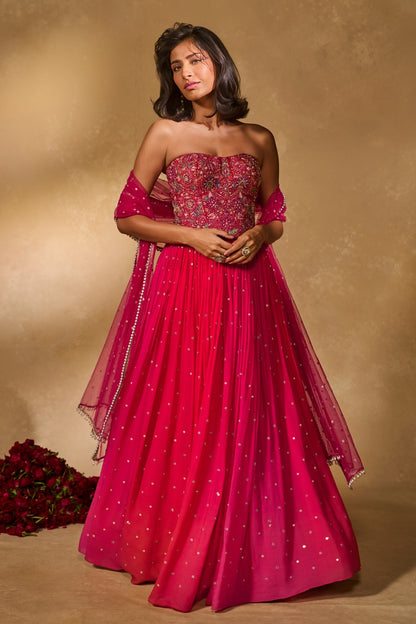 ARIES CORSET LEHENGA