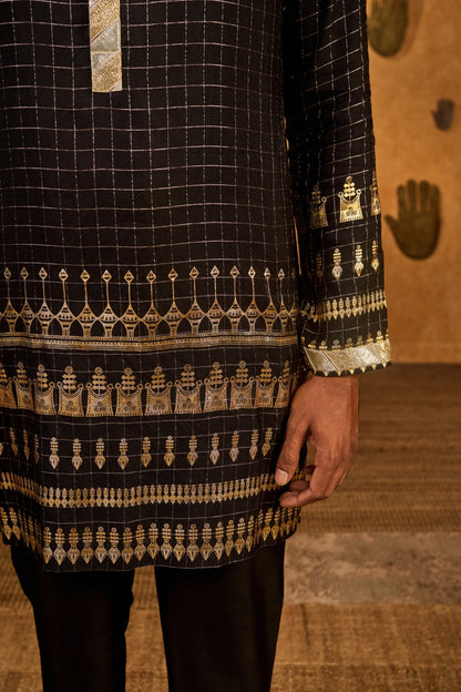 Black Midas Touch Kurta Set