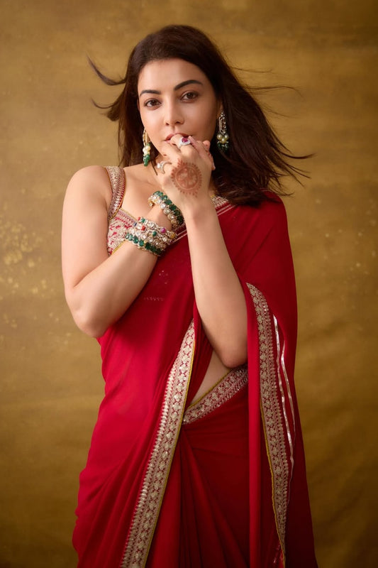 Kajal in Zohra Saree Set