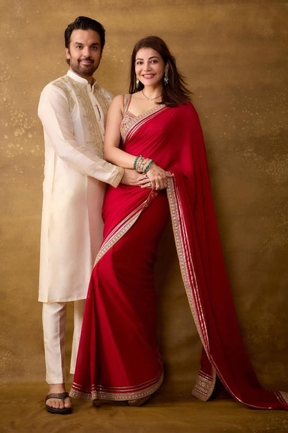 Kajal in Zohra Saree Set