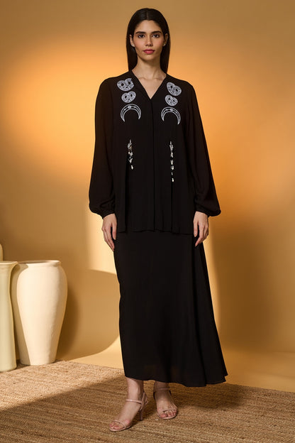 Black Midnight Snack Co-Ord Set