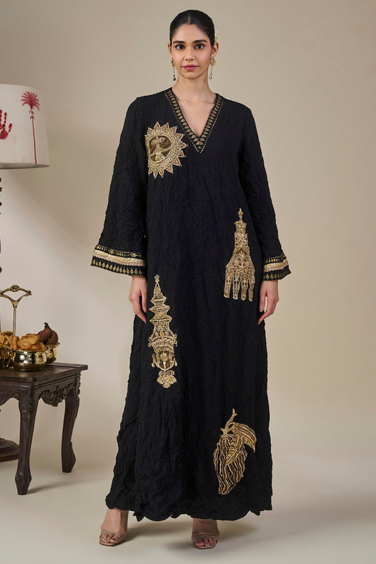 Black Ambi Bloom Kaftan