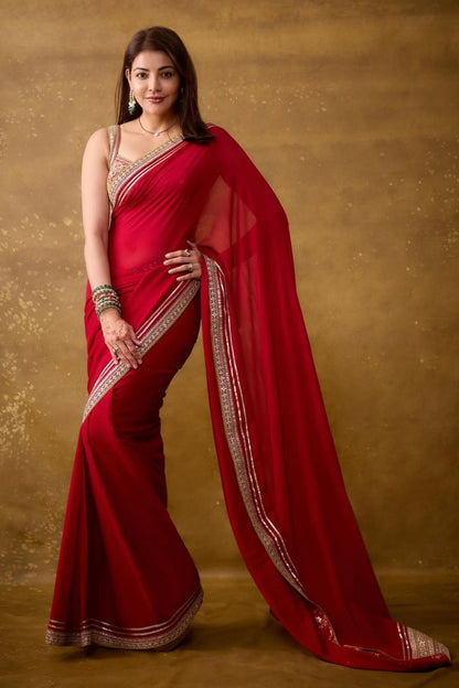 Kajal in Zohra Saree Set