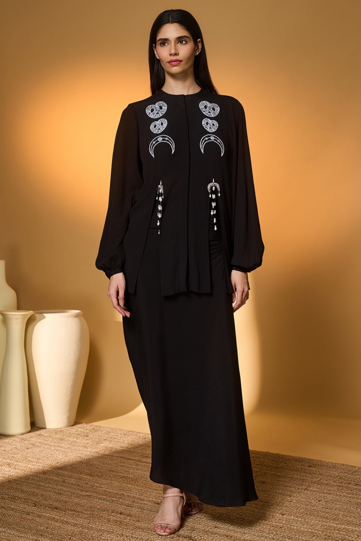 Black Midnight Snack Co-Ord Set