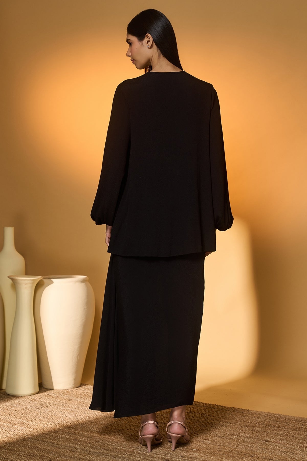 Black Midnight Snack Co-Ord Set