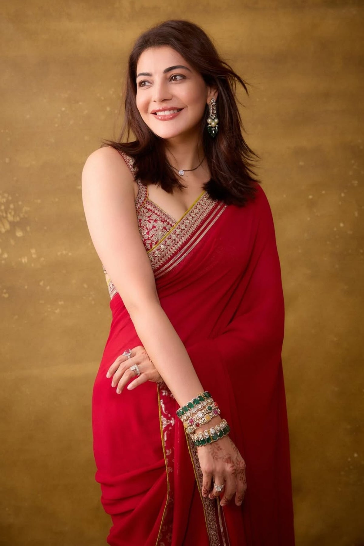 Kajal in Zohra Saree Set