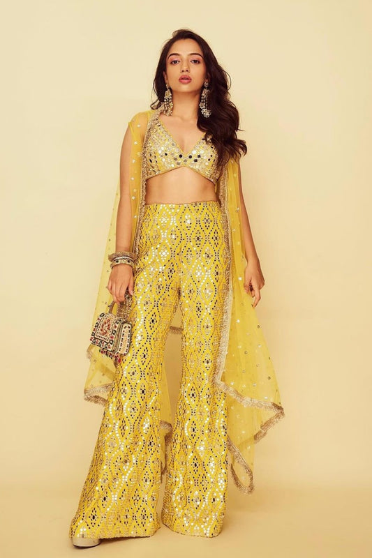 Ahsaas Channa in Ahsaas Pant Set