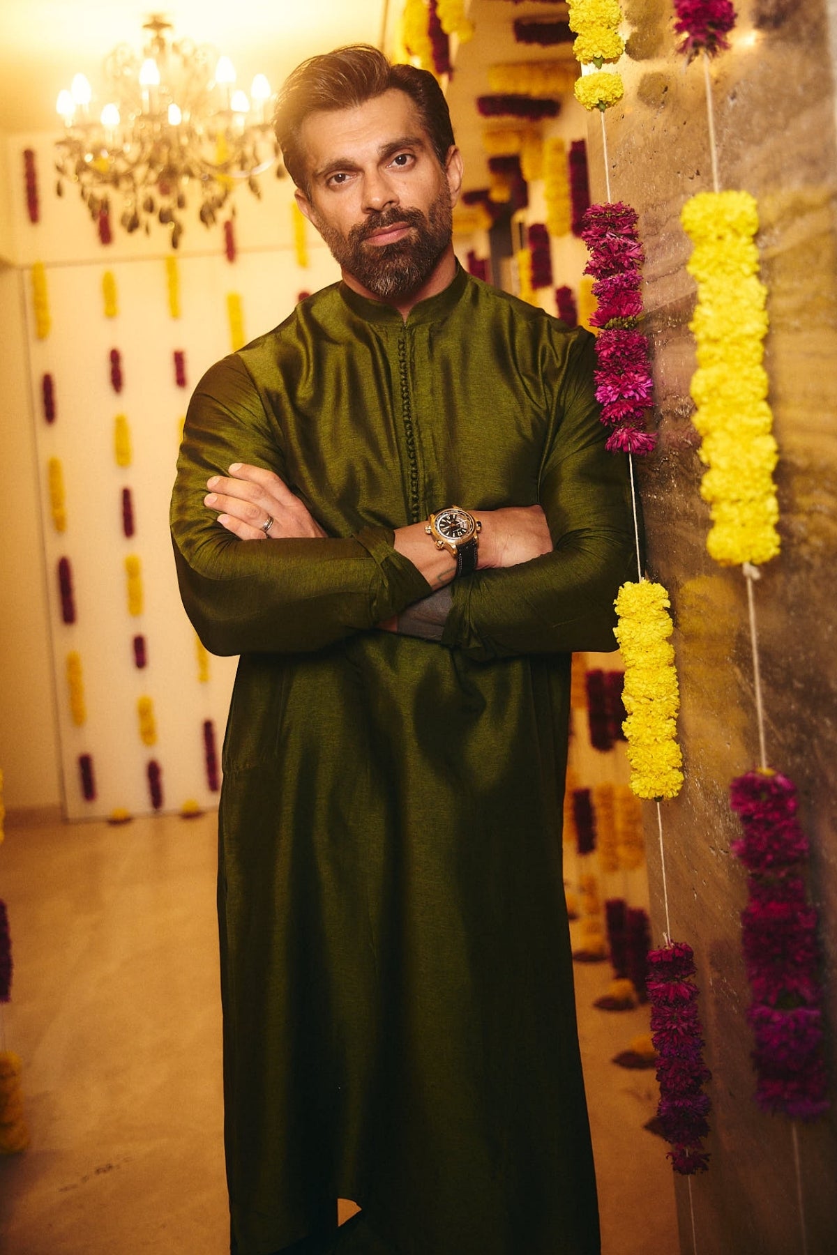 Karan Singh Grover in Farid Kurta Set