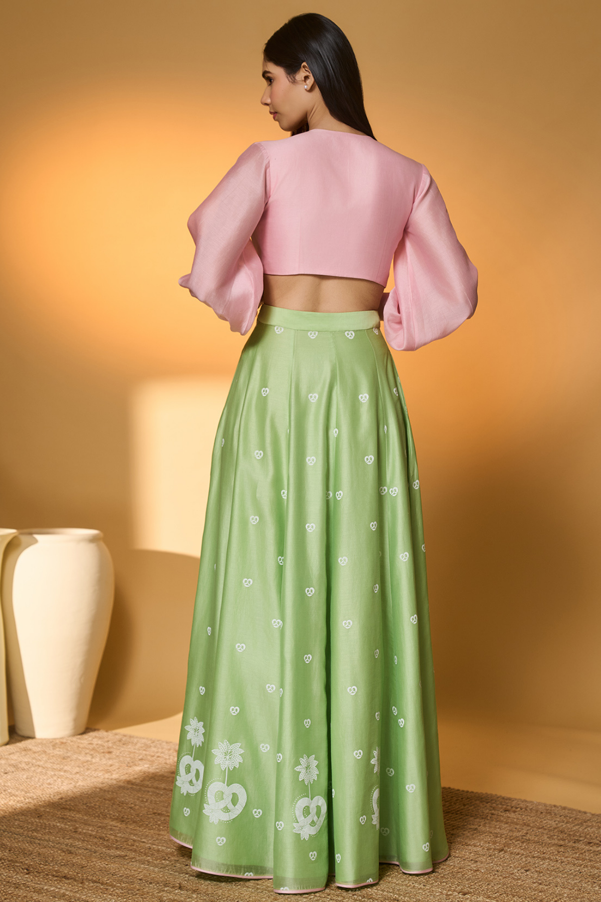 Totem Pod On Lunar Aisle Skirt Set