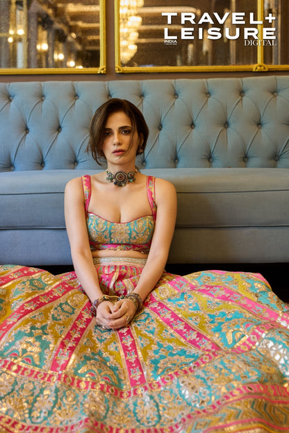 Radhika Madan in Zamaana Lehenga Set