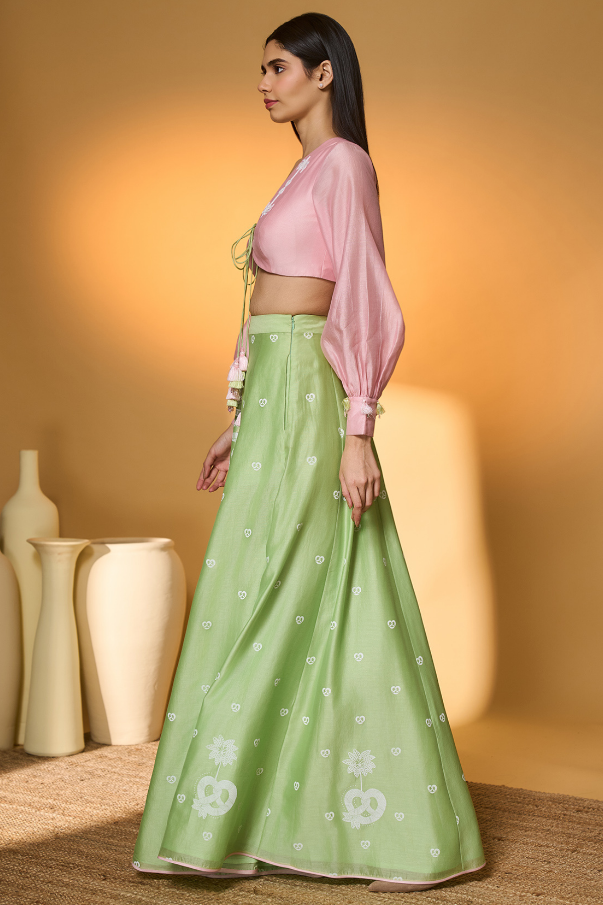 Totem Pod On Lunar Aisle Skirt Set