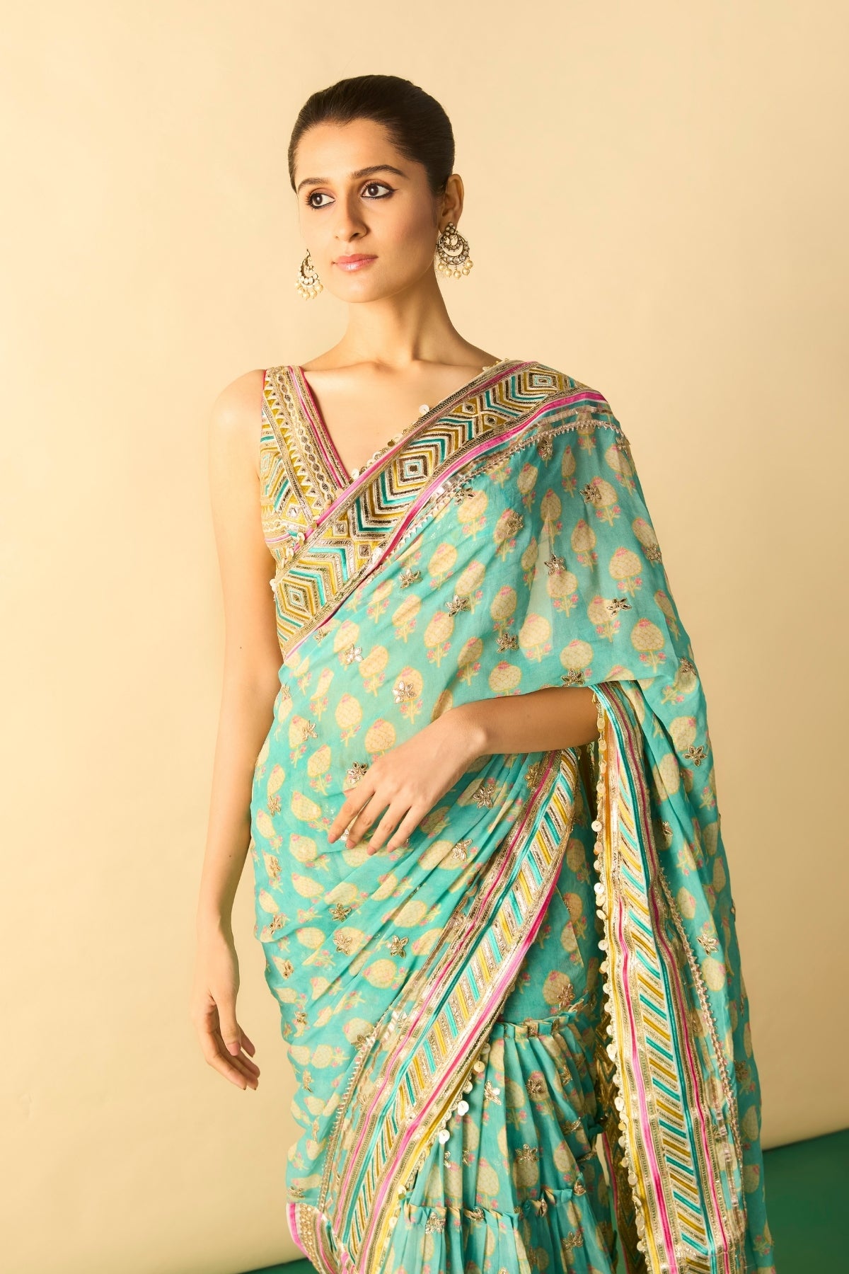 Jasleen Saree Set