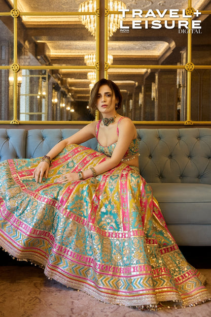 Radhika Madan in Zamaana Lehenga Set