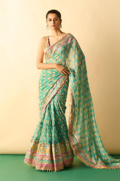 Jasleen Saree Set