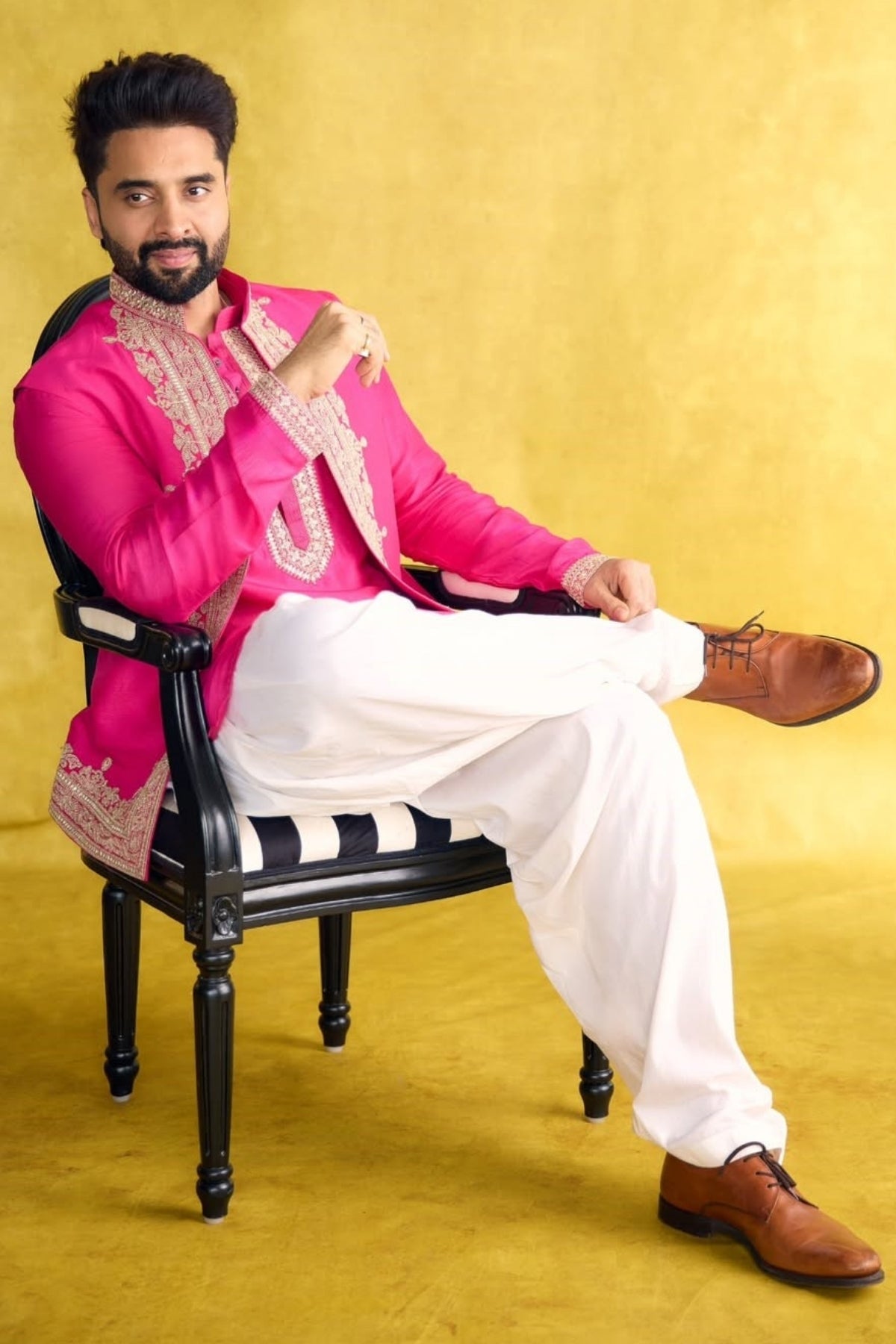 Jacky Bhagnani in Nasir Jacket Set