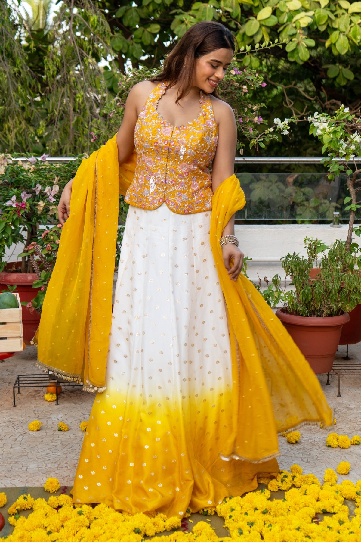 ZEENAT OMBRE LEHENGA