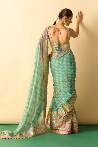 Jasleen Saree Set