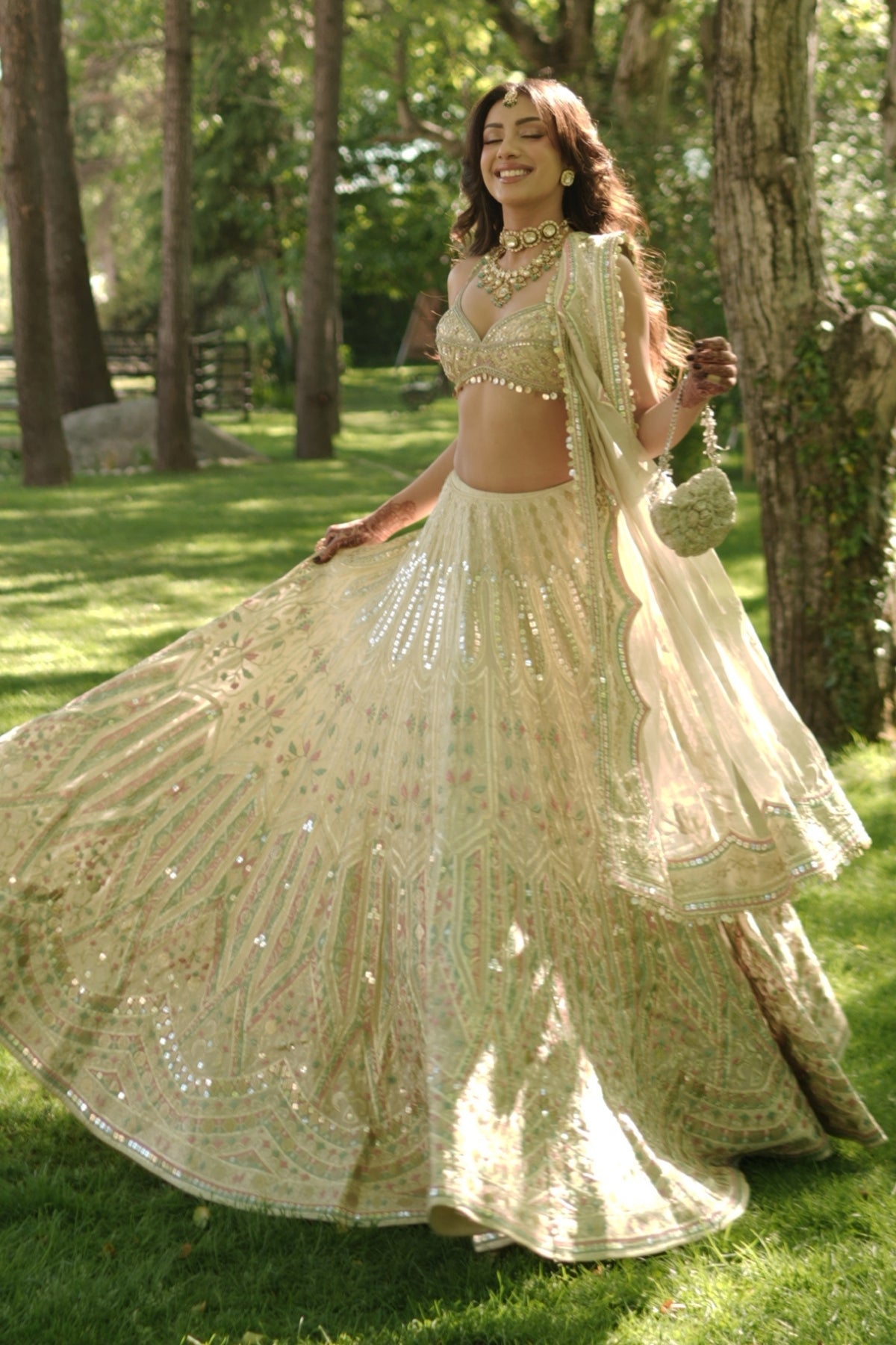 Sahher Bambba In Suroor Lehenga Set