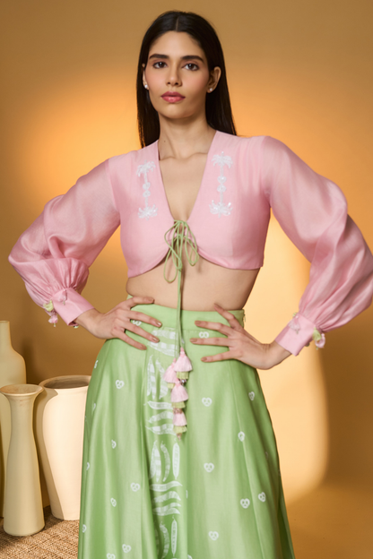 Totem Pod On Lunar Aisle Skirt Set