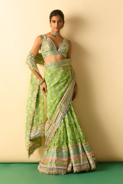 Jasleen Saree Set