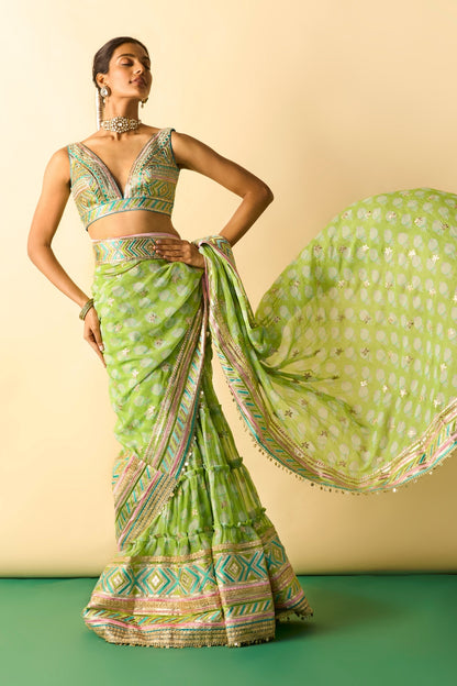 Jasleen Saree Set
