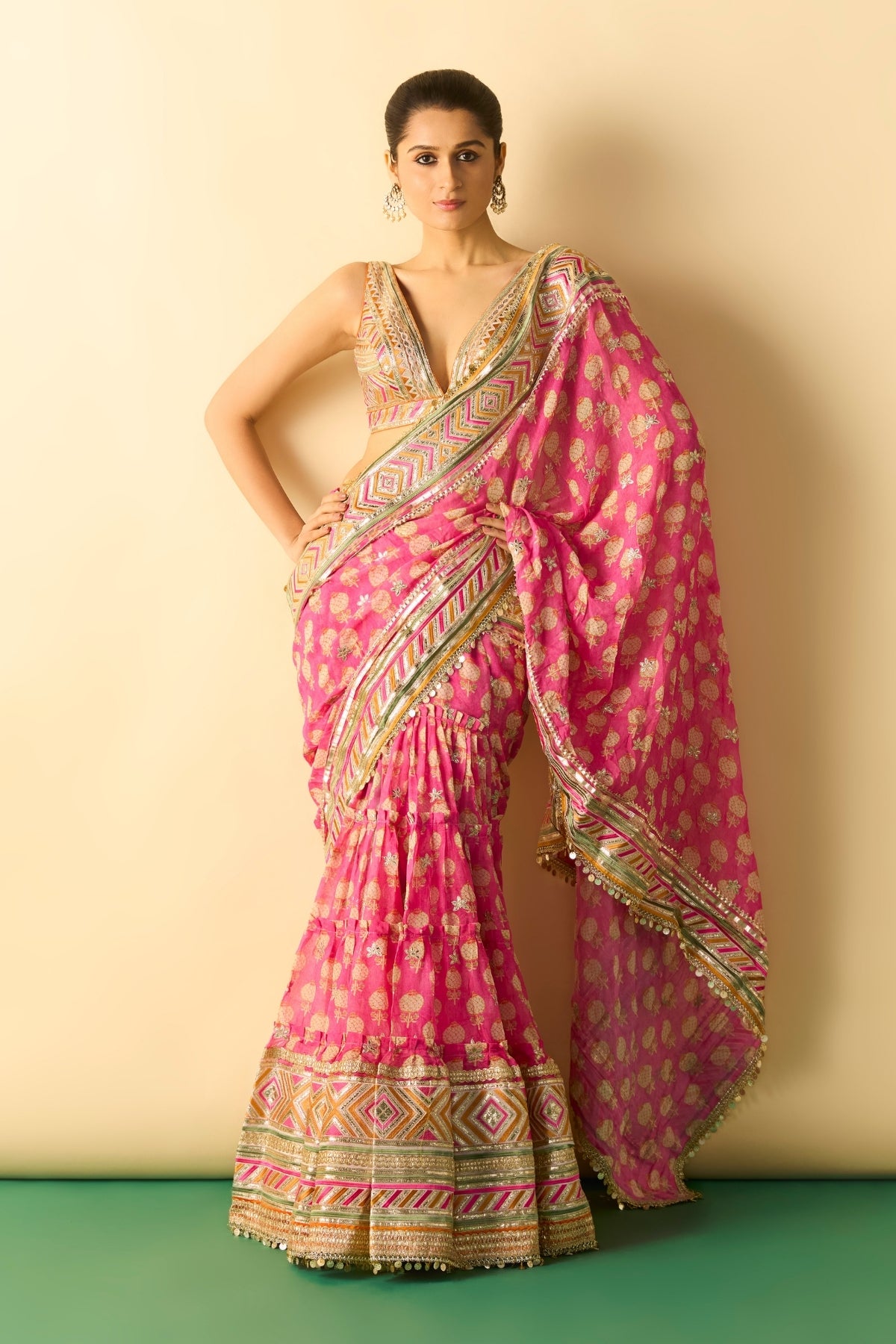 Jasleen Saree Set