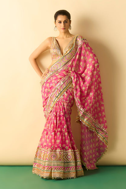 Jasleen Saree Set