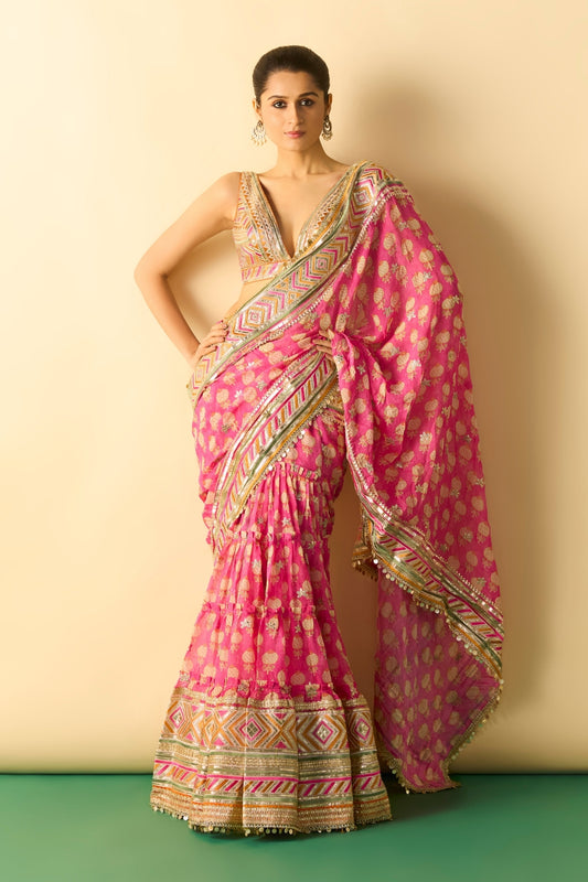 Jasleen Saree Set