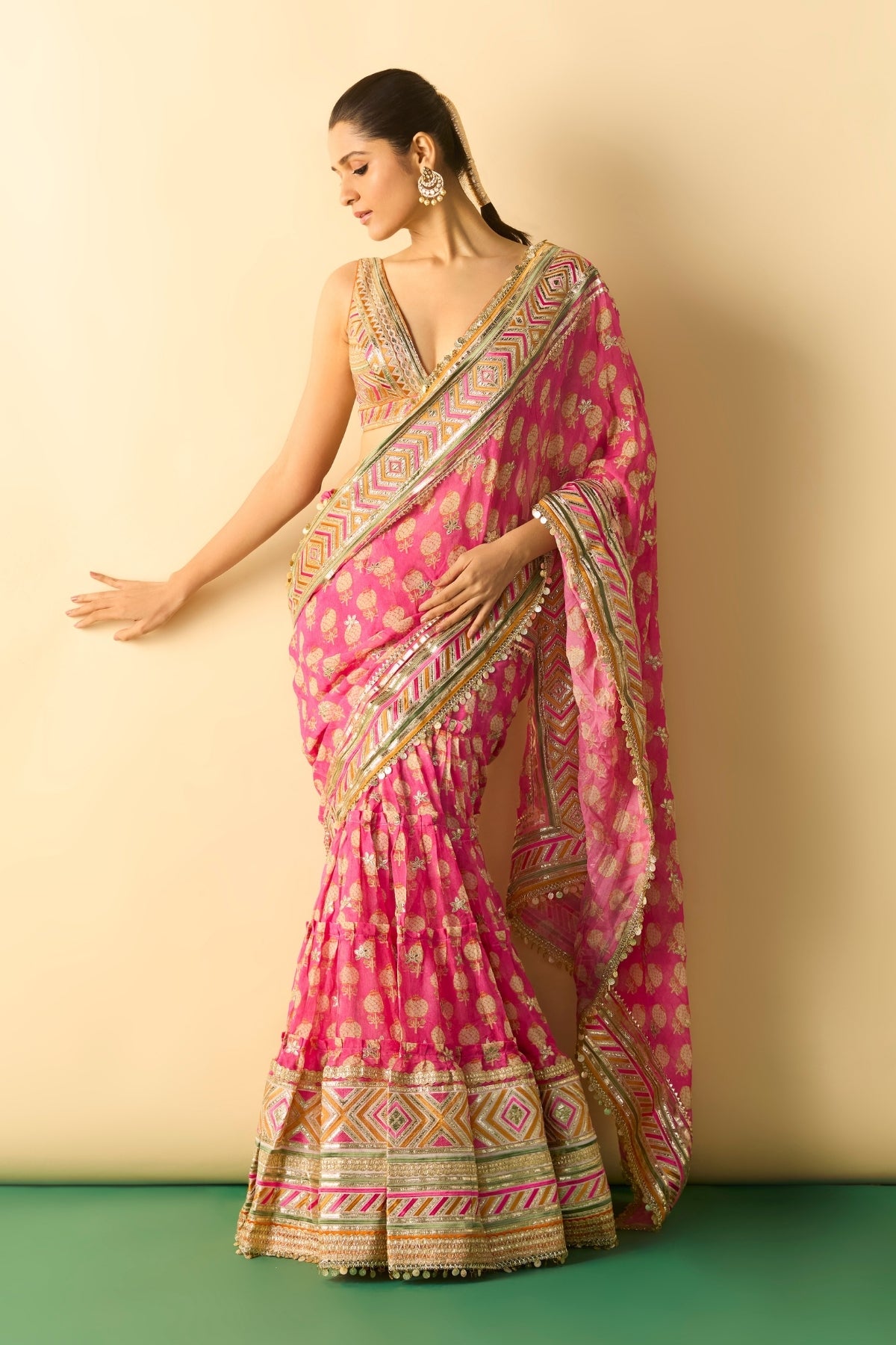 Jasleen Saree Set