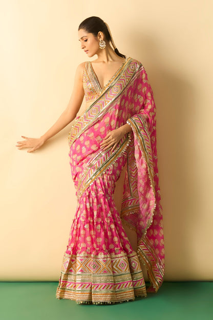 Jasleen Saree Set
