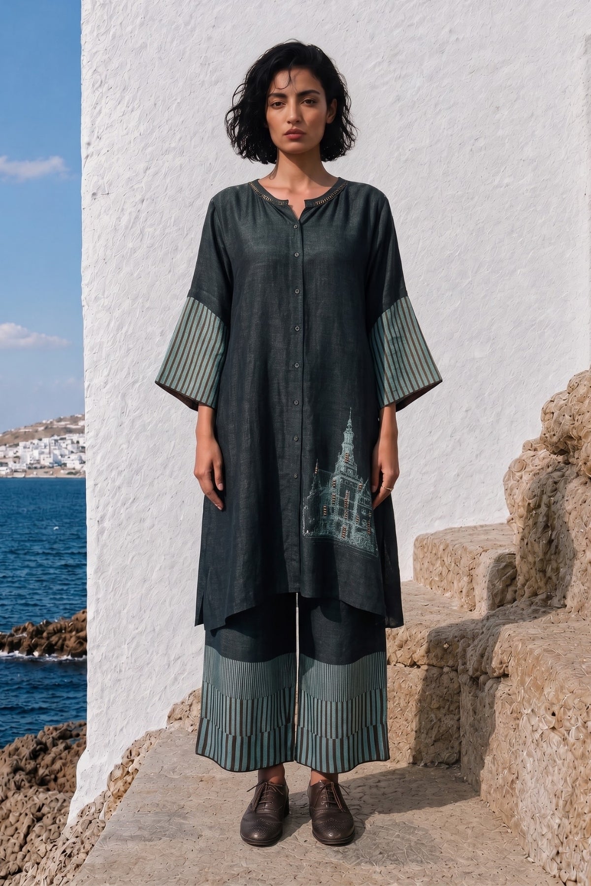 Bottle Green Co Ord Set