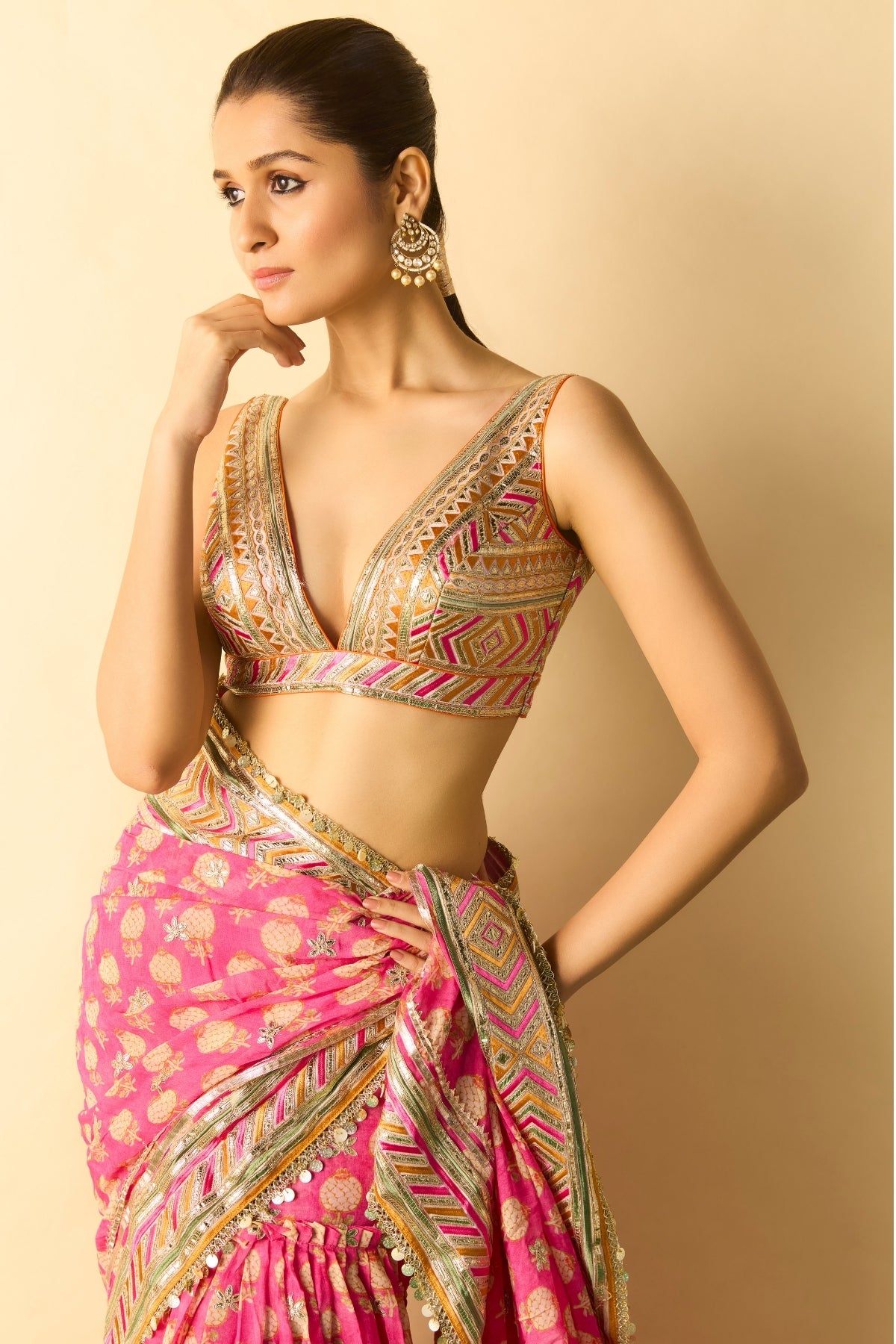 Jasleen Saree Set