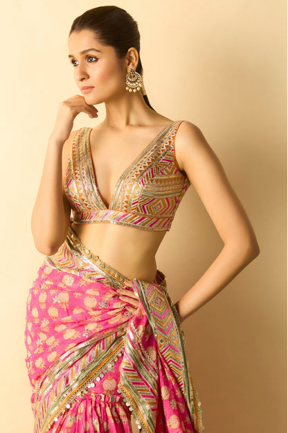 Jasleen Saree Set